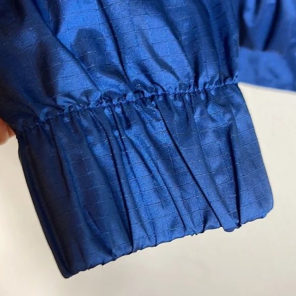 Nike Windbreaker Rain Hooded Blue Jacket Size XS - Picture 6 of 9